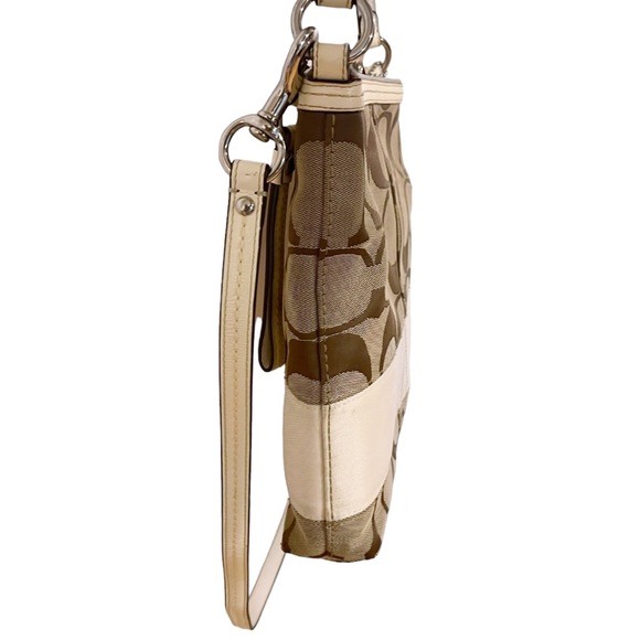COACH Canvas Monogram Convertible Shoulder/Crossbody Bag - Picture 7 of 16